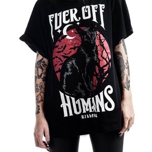 Killstar “ fuck off humans “ shirt